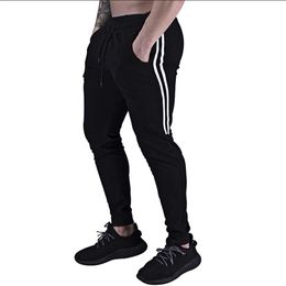 2020 new fitness sweatpants men gym fitness pants pure cotton mens training sports jogging pants Europe code S-XXL male216B