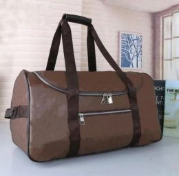 2023 High quality 55cm women men duffle bag luggage duffel large capacity baggage waterproof handbag Casual Travel Vintage classics