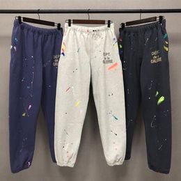 Correct version Gary dept splash paint pants casual sports pants men's and women's same style meichaogao Street XYM236D