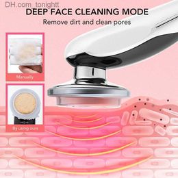 Beauty Equipment 7 in 1 Face Lifting Device EMS RF Microcurrent Skin Rejuvenation Facial Massager Light Therapy Anti Ageing Wrinkle Beauty Machine 230222 Q230916