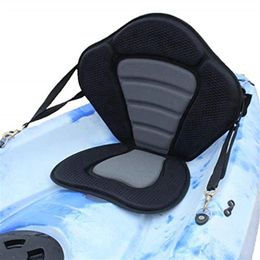 Thick Single Adjustable Padded Ocean Kayak Seat Canoe Backrest Cushion Fishing Boat Sit-on-top Kayak Accessories Handy257m