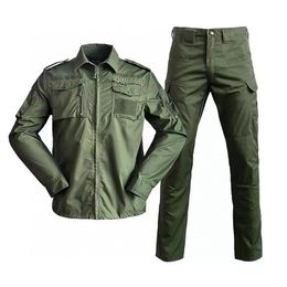 Testros de trackors de camuflagem de camuflagem de camuflagem de camuflagem de uniformes de caça adequados para homens combate roupas de vestuário de vestuário de vestuário de vestuário de camisa militar 230915