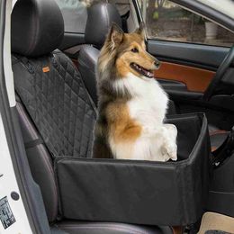 Pet Seat Cover Pet Dog Car Seat Cover 2 in 1 Dog Car Protector Transporter Waterproof Cat Basket Dog Car Seat Hammock For Dogs In The CarL2030916