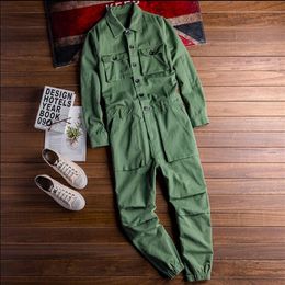 Fashion Men's Jean Bib Overalls Hip Hop Jumpsuits With Multi Pockets Workwear Coveralls Suspender Pants For Male219S