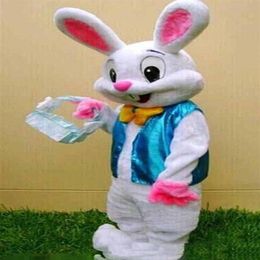 2018 High quality Mascot Costume Adult Easter Bunny Mascot Costume Rabbit Cartoon Fancy297U