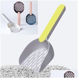 Other Dog Supplies Pet Cat Sand Shovel Round Open Abs Plastic Litter Scooper Cleaning Tool Home Will And Sandy Drop Delivery Garden Dhiry