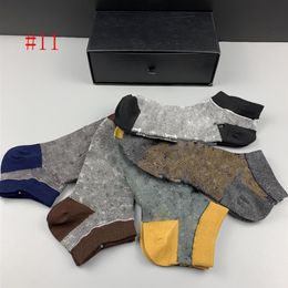 Cotton Mens Womens Socks Underwear Embroidery Letter Unisex Sock Breathable Women Sports Long Stocking With Box325N