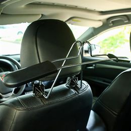 1Pcs Chrome Metal Car Seat Headrest Coat Rack Jacket Suit Clothes Hanger 50cm2627