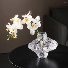 Vases Flower Vase Mountain Glass Modern Living Room Table Decoration Arrangement Bottle Indoor Handmade Home Decor