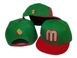 Brand Newest Mexico M letter Snapback Hip Hop Casquette Gorras Adult Adjustable Hats For Men Women Baseball Caps S-4