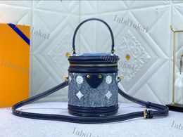 M43986 Designer women bag genuine Mono glam Denim blue cannes bag Chain messenger bag crossbody handbag shoulerbag with dustbags 7A quality Luxury brand