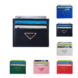 Designer Women's Mens card holder Purses wallets Luxurys vintage wallet Leather with box branded retro Triangle whole Hol2309