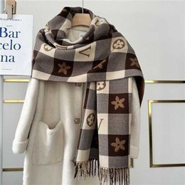 20% OFF Tiktok same Chequered scarf for female Korean version Dongdaemun letter autumn and winter new style versatile cute students{category}