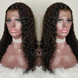 360 Lace Frontal Wig Curly Pre Plucked 360 Lace Wigs for Black Women Glueless Brazilian Human Hair Wigs with Baby Hair 130% density