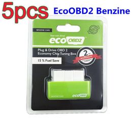 5pcs Whole Plug And Drive EcoOBD2 Economy Chip Tuning Box For Benzine 15% Fuel Save High Quality 295B