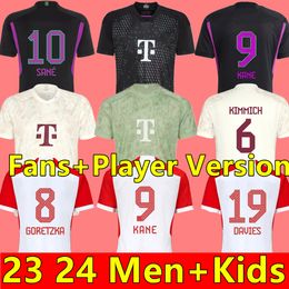 23 24 MUSIALA soccer jerseys SANE 2023 2024 football shirt GORETZKA GNABRY BAYERNS mUNIch camisa de futebol men kids kits KIMMICH fans player adult