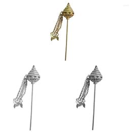 Hair Clips Gold Chopstick Sticks For Buns Silver Fork Thai Traditional Stick Tassel Pin