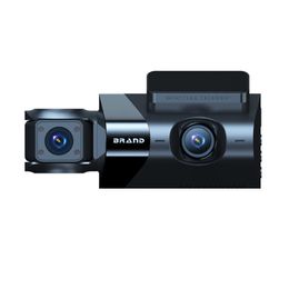 3 lente traço cam hd 1440p carro dvr câmera wifi gps visão noturna gravadores de vídeo loop caixa preta maneira com g-sensor a6