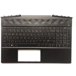 Touchpad with Backlight Keyboard for HP Gaming Pavilion 15-DK 15-DK0126TX TPN-C141 Compatible with Part Number L57594-001