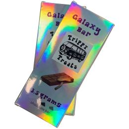 wholesale Galaxy Bar Mushroom Chocolate Bar Packaging Boxes Trippy Treats 3.5G 3.5 Grams with Compatible 12grids Chocolate Mold 10pack 12 LL