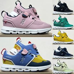 On Cloud Infant Kids Shoes Light Bone Snakeskin Snake Pink Yellow Sneakers PS GS TD Youth Designer Toddler Big boys Girls Children Trainers