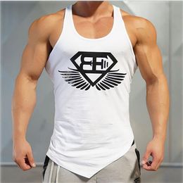 Mens Tanks Tops Vest Men Stringer Loa Bodybuilding Muscle Shirt Cotton Sweatshirt mens Body Engineers Plus Size214v