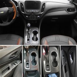 For Chevrolet Equinox Interior Central Control Panel Door Handle Carbon Fibre Stickers Decals Car styling Accessorie269n