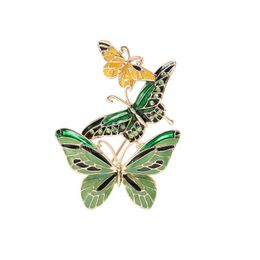 New Luxury Butterfly Brooches for Women Girls Lady Rhinestone Jewelry Clothing Badges Corsage Coat Buckle Jewelry