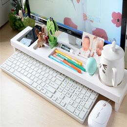 Desk Storage Shelf Office Desktop Organizer Phone Keyboard Storage Pen Shelf Deskstop Organizer a shelves1728