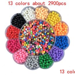 Other Aqua Perlen Bead Diy Magic Beads Animal Molds Hand Making 3D Puzzle Kids Educational Toys For Children Spell Replenish Dhgarden Dhdly