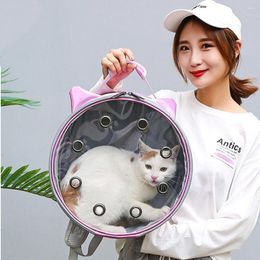 Cat Carriers Pet Carrier For Carrying Backpack Cats Windows Bag Cage Products Travel