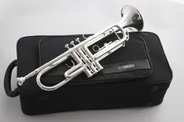 Hot Sell YTR-2335S Trumpet B Flat Silver Plated Professional Bb TOP Trumpet Musical Instruments with Case