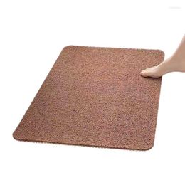 Bath Mats Shower Mat Non-Slip Comfortable Bathtub With Drainage Device PVC Loofah Waterproof Floor For Wet Areas