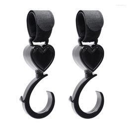 Stroller Parts 2pcs Hook Bag Bike E-bike Hooks 360Degree Rotating Pram Shopping Hanger