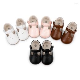 First Walkers Baby Girls PU Flats Infant Crib Shoes For Party Casual Sweet Born Anti-slip