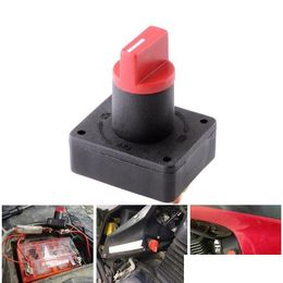 Motorcycle Electrical System Switch Battery Parts Dc12V Anti-Leakage Master Disconnect Rotary Isolator Cut Off Kill Switchs For Batt Dhilg