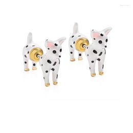 Stud Earrings 2023 Product Personalised Creativity Detachable Dog Female Fashion Cartoon Cute Small Animal