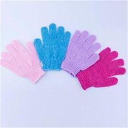 Whole-Bathwater Scrubbing Gloves Bath Gloves Shower Exfoliating Bath Glove Scrubber Skid resistance Body Massage Sponge Gloves227H