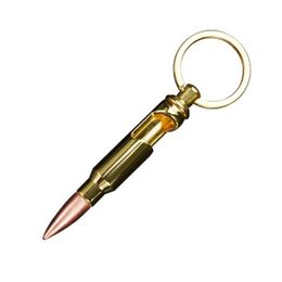 Creative Metal Bullet Opener Keychain Multi Function Product Key Chain Advertising Promotional Gifts Women Charm Pendant Key R231w