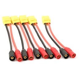 Amass XT90 to AS150 Male Female Bullet Connector Cable For RC DIY FPV Quadcopter Brushless Motor Lipo Battery Charger