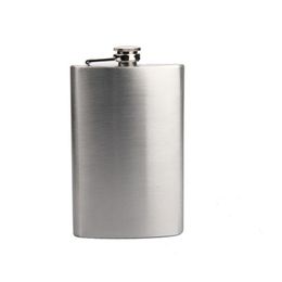 Hip Flasks 10Oz Stainless Steel Flask Cam Portable Outdoor Flagon Whisky Stoup Wine Pot Alcohol Bottles Drop Ship Delivery Home Garden Dhvdv