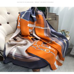 Beautiful Classic fashion and temperature-gradient scarf Shawl Women's horse scarf size 180 90cm scarf can be whole302I