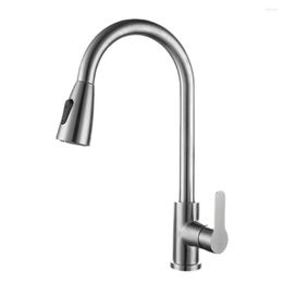 Kitchen Faucets 3cm 60cm 80cm Pull Faucet Cold And Stainless Steel Vegetable Basin Sink Double Outlet Swivel