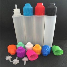 15ml 30ml eliquid bottle dropper PE plastic empty pen style bottle with colorful caps e juice bottles Gqdba