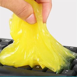 Car Sponge 100PCS 60ml Super Auto Cleaning Pad Glue Powder Cleaner Magic Dust Remover Gel Home Computer Keyboard Clean Tool3251