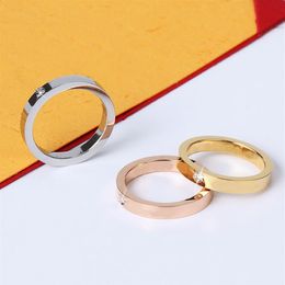 Love Screw Ring Engagement Rings for Men and Women Classic Luxury Designer Jewlery256v