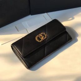 quality genuinel leather mens wallet with box luxurys designers wallet womens wallet purese credit card holder passport h240E