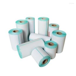 Copiers Wholesale Thermal Label Paper For Portable Printers Adhesive Sticker Waterproof Oilproof Scratcroof Etiquetas Papeles Tape D Dhhzy