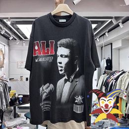 Men's T Shirts 2023ss Boxer Speech Print Vintage T-Shirt Men Women Quality Shirt Tops Tee