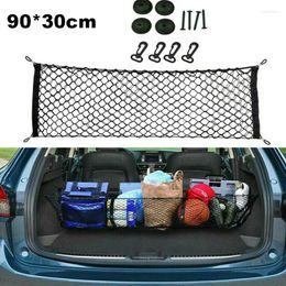 Car Organizer Accessories Trunk Cargo Net Envelope Style Universal Interior Parts Storage Camper 90 30cm